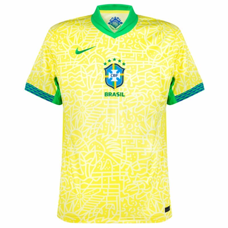 Jersey Home Timnas Brazil 2024